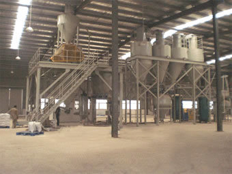 耐火材料生產線|建材生產線|耐火材料生產線設備|干粉砂漿生產線|上?？道煞凵皾{生產線設備專業設計制造